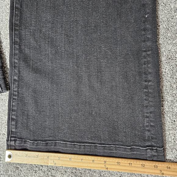 Driftwood Martha Jeans Women's 31 Black Wide Leg High Rise Denim Boho Chic - Picture 9 of 9